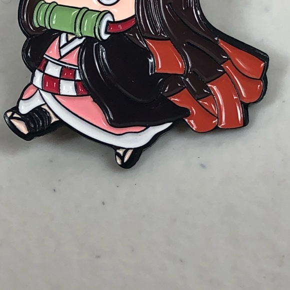 Nezuko Kamado Demon Slayer Pin Lapel Anime Manga - Picture 3 of 9